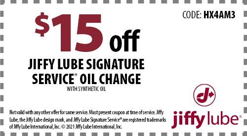 Jiffy lube oil deals change